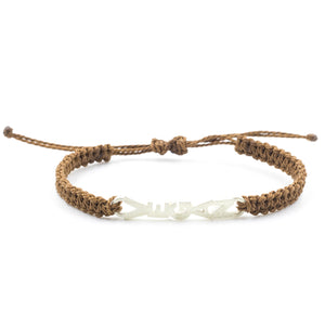 Vegan bracelet brown