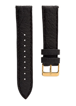 Piñatex strap  Black - Gold